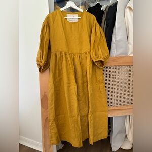 Notperfectlinen Montmarte Dress Honey